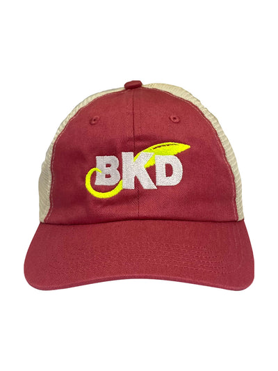BKD Light Red Mesh Trucker Hat